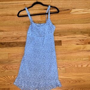 Abercrombie & Fitch Blue Floral Mini Dress